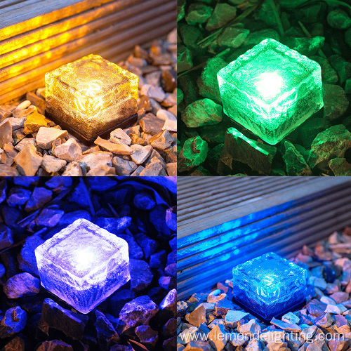 Outdoor Decoration Ground Buried Solar Brick Light